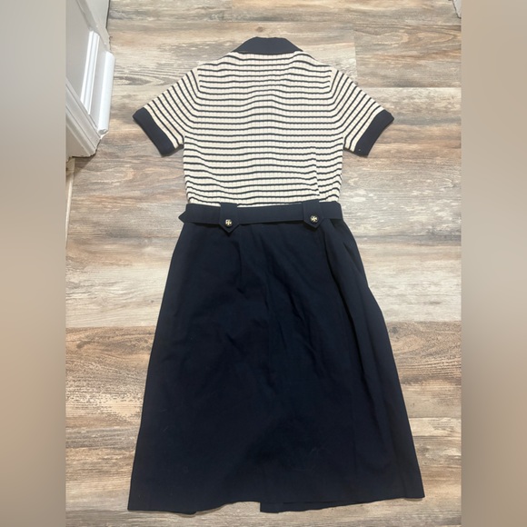 Tory Burch Navy and Cream Dress - Picture 2 of 4